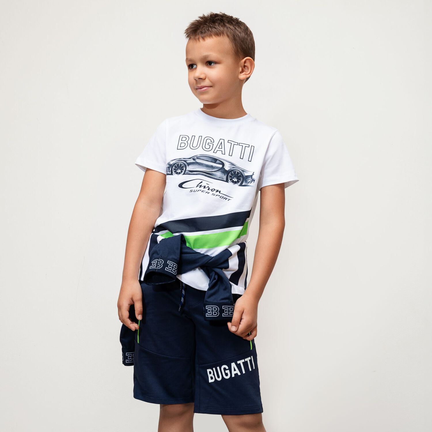 Boys White Logo T-Shirt, 1, hi-res