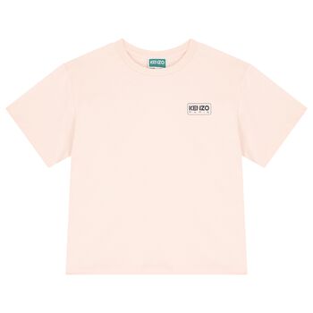Girls Pink Logo T-Shirt