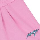 Girls Pink Logo Shorts, 2, hi-res