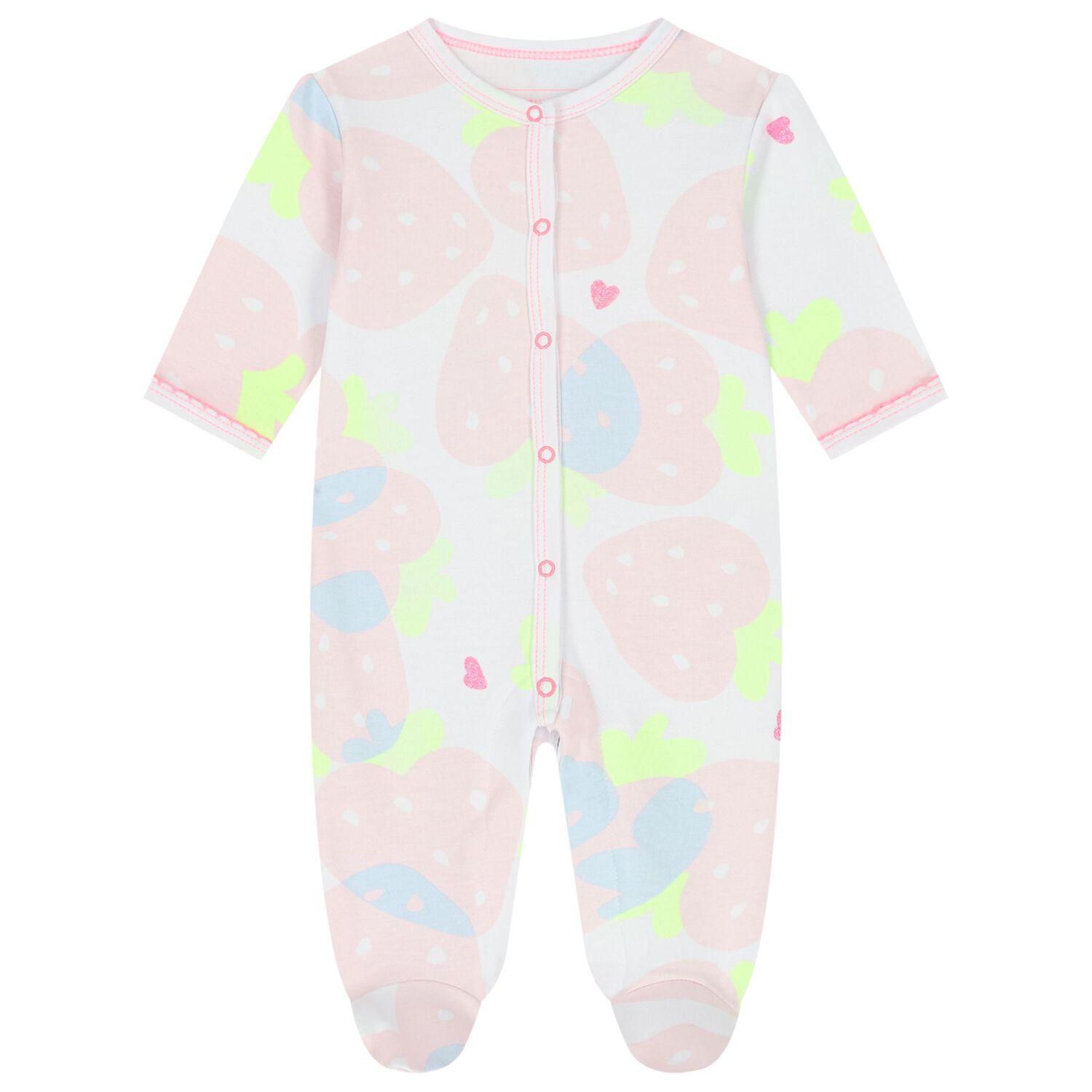 Baby Girls Pink Babygrow Gift Set, 1, hi-res