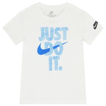 Boys White Logo T-Shirt