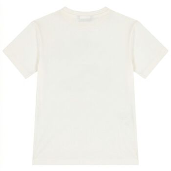 Boys Ivory Football T-Shirt
