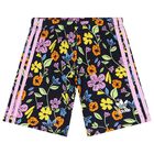 Younger Girls Purple & Navy Blue Logo Shorts Set, 1, hi-res