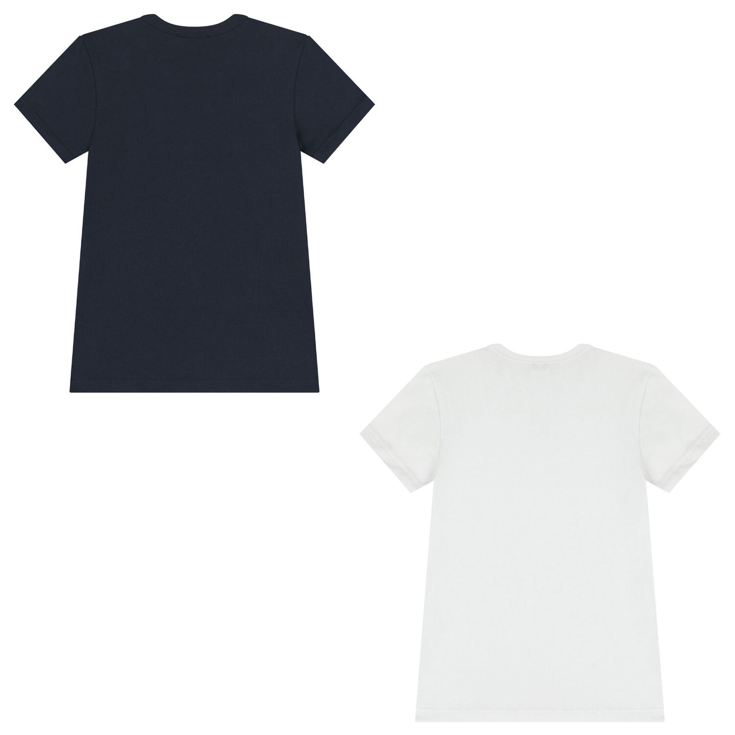 Boys White & Navy Blue T-Shirts ( 2-Pack ), 1, hi-res