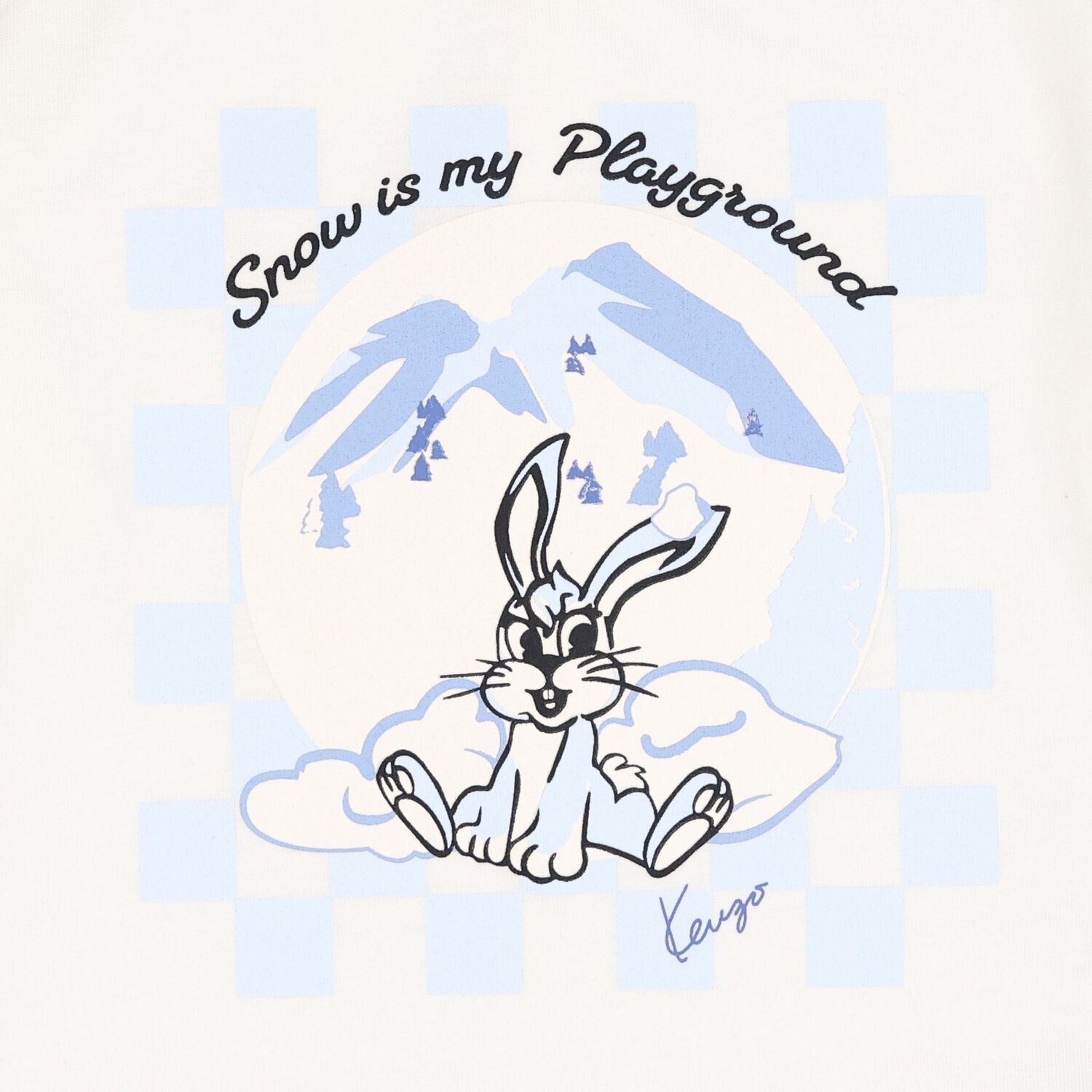 Younger Boys Ivory Bunny Long Sleeve Top, 1, hi-res