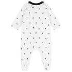 Baby Boys White & Black Logo Babygrow Gift Set, 1, hi-res