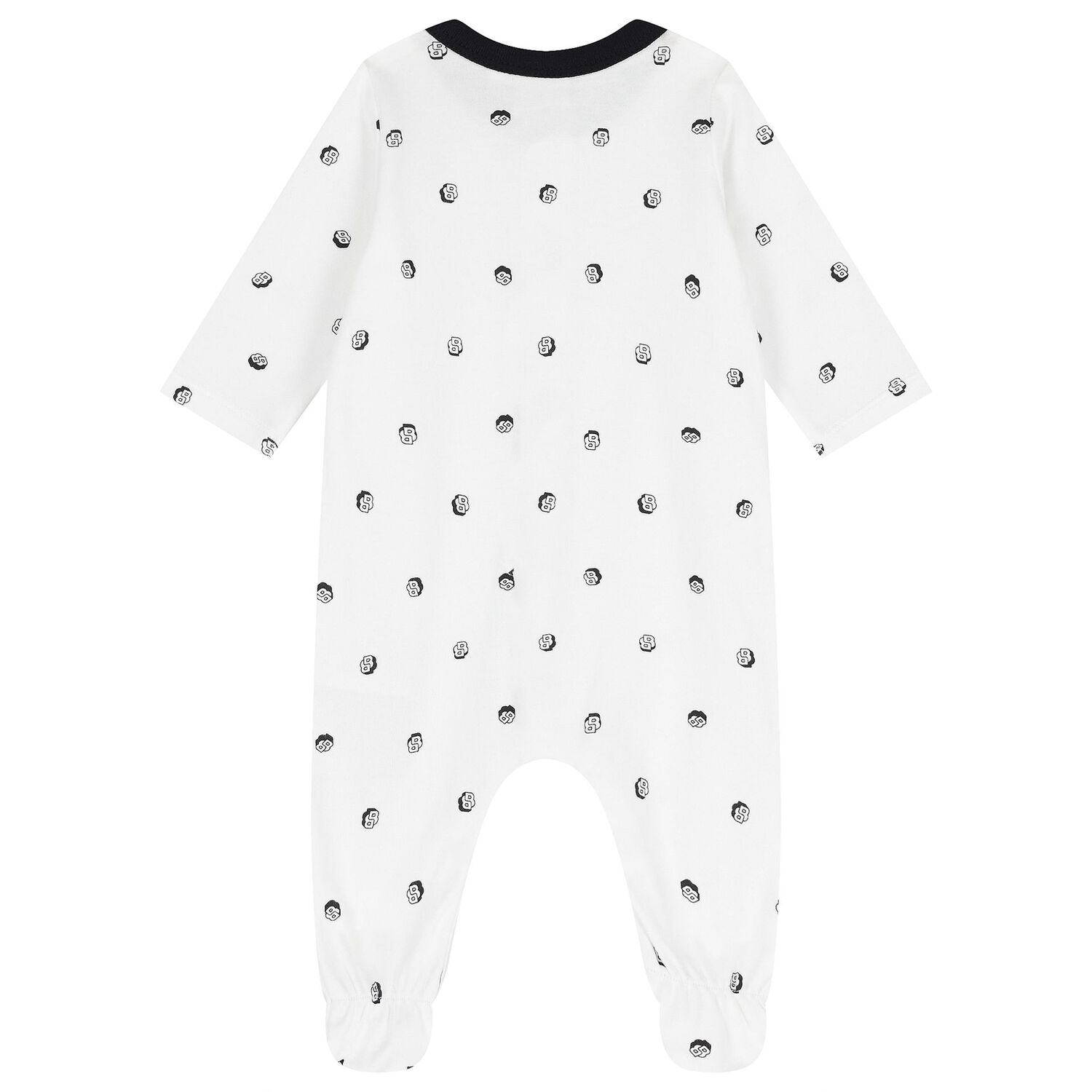 Baby Boys White & Black Logo Babygrow Gift Set, 1, hi-res