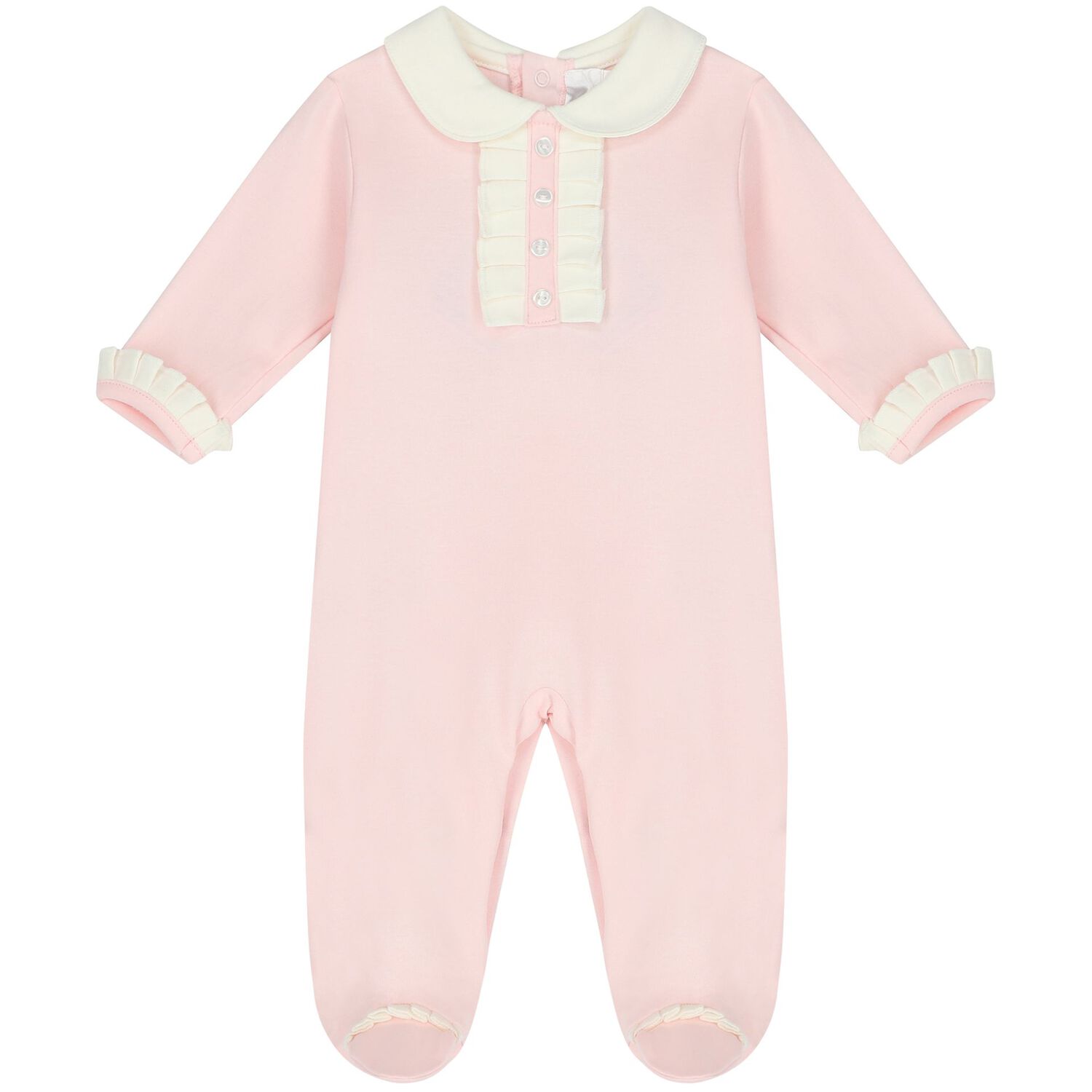 Baby Girls Pink & Ivory Babygrow Gift Set, 2, hi-res image number null