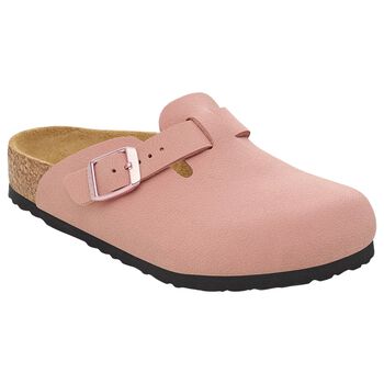 Girls Pink Logo Leather Clog 