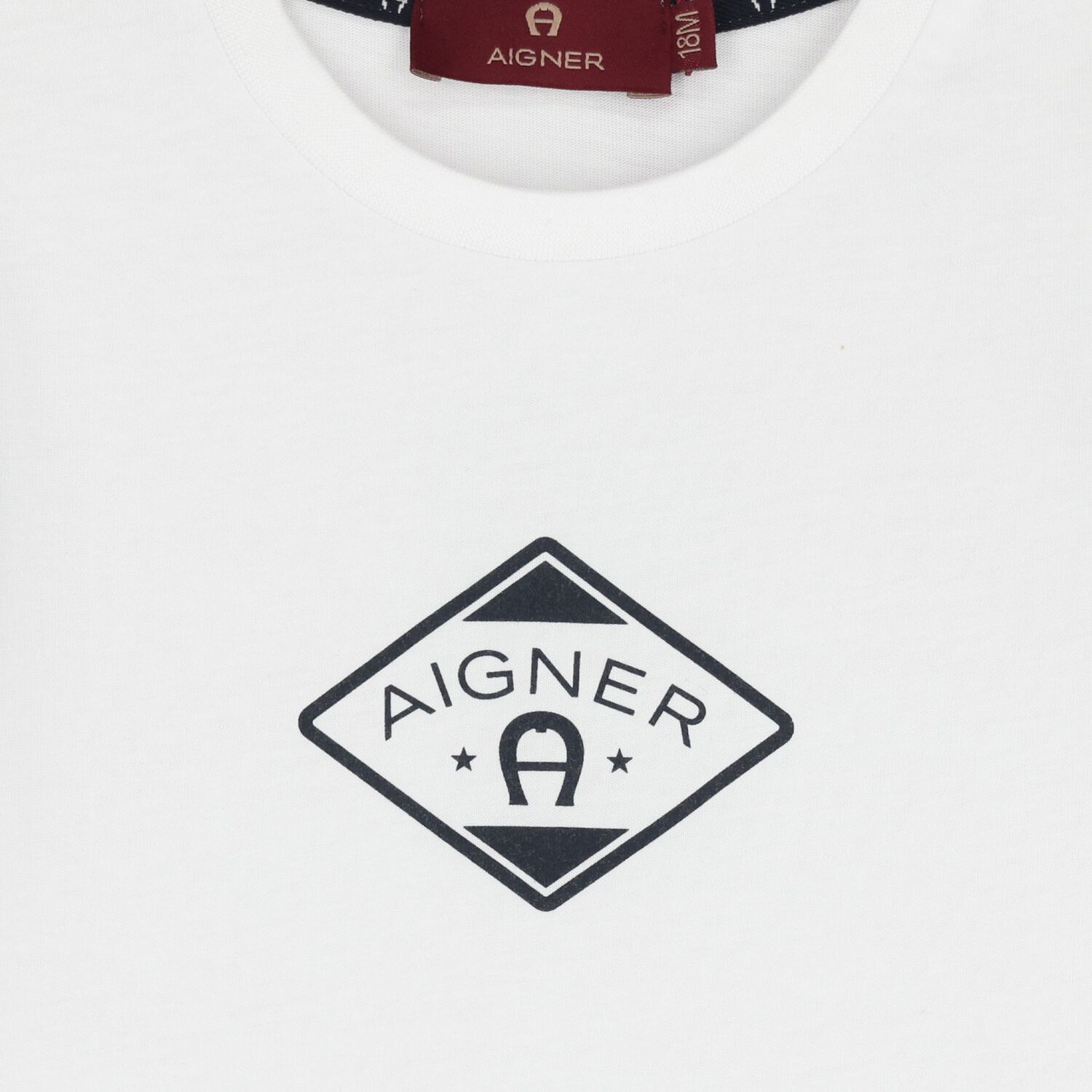 Younger Boys White Logo T-Shirt , 1, hi-res