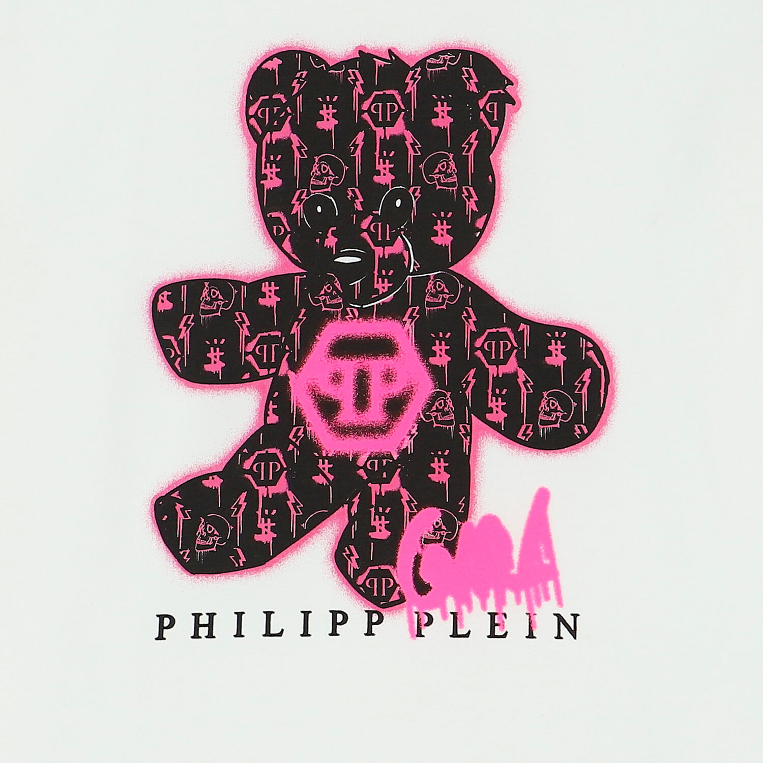 Girls White Logo T-Shirt, 1, hi-res