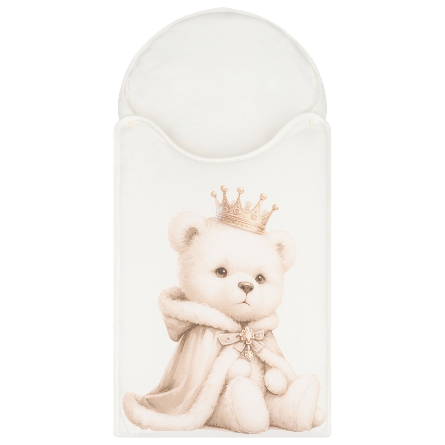 Ivory Teddy Bear Baby Nest, 1, hi-res