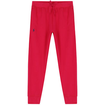 Girls Pink Logo Joggers