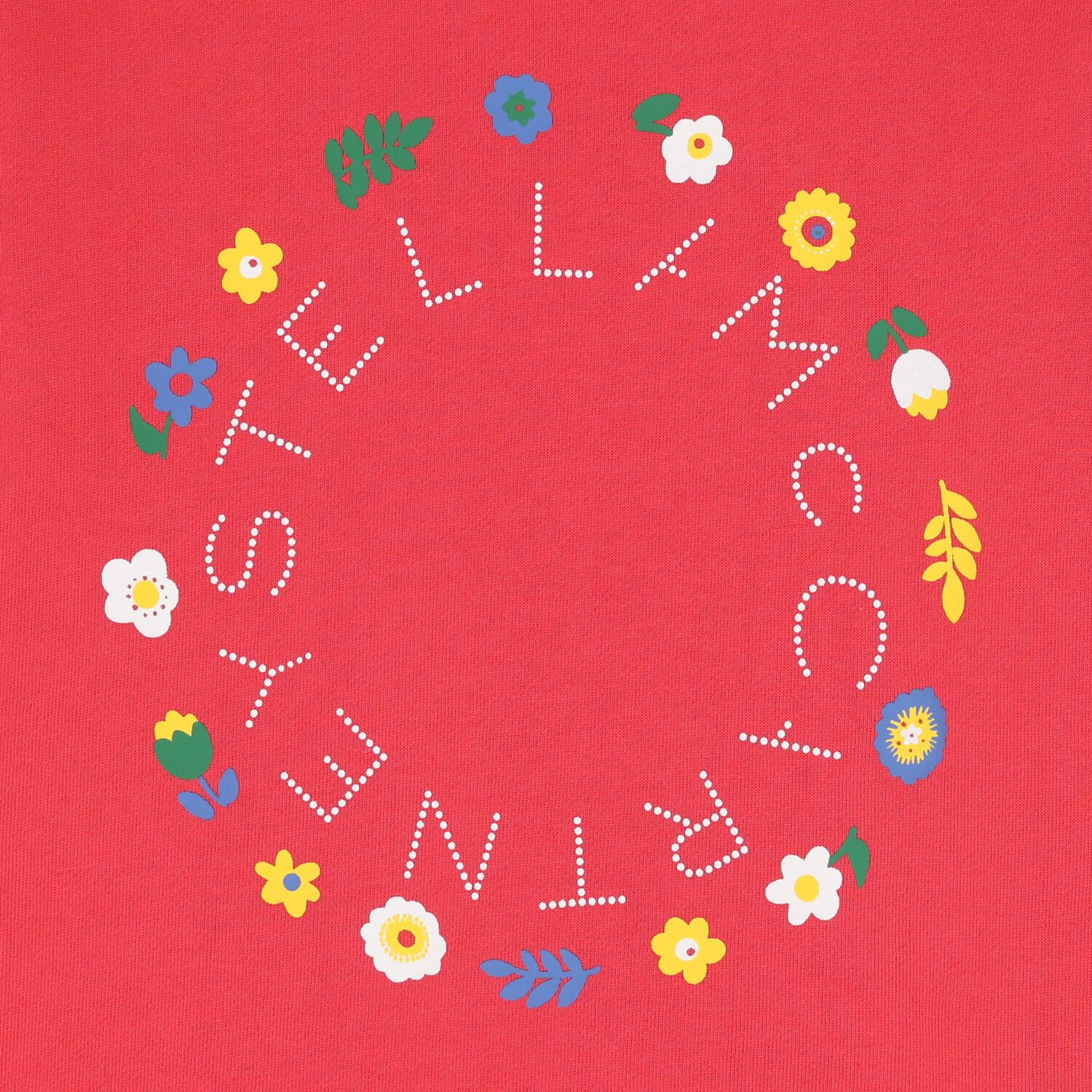Girls Pink Floral Logo Sweatshirt, 1, hi-res