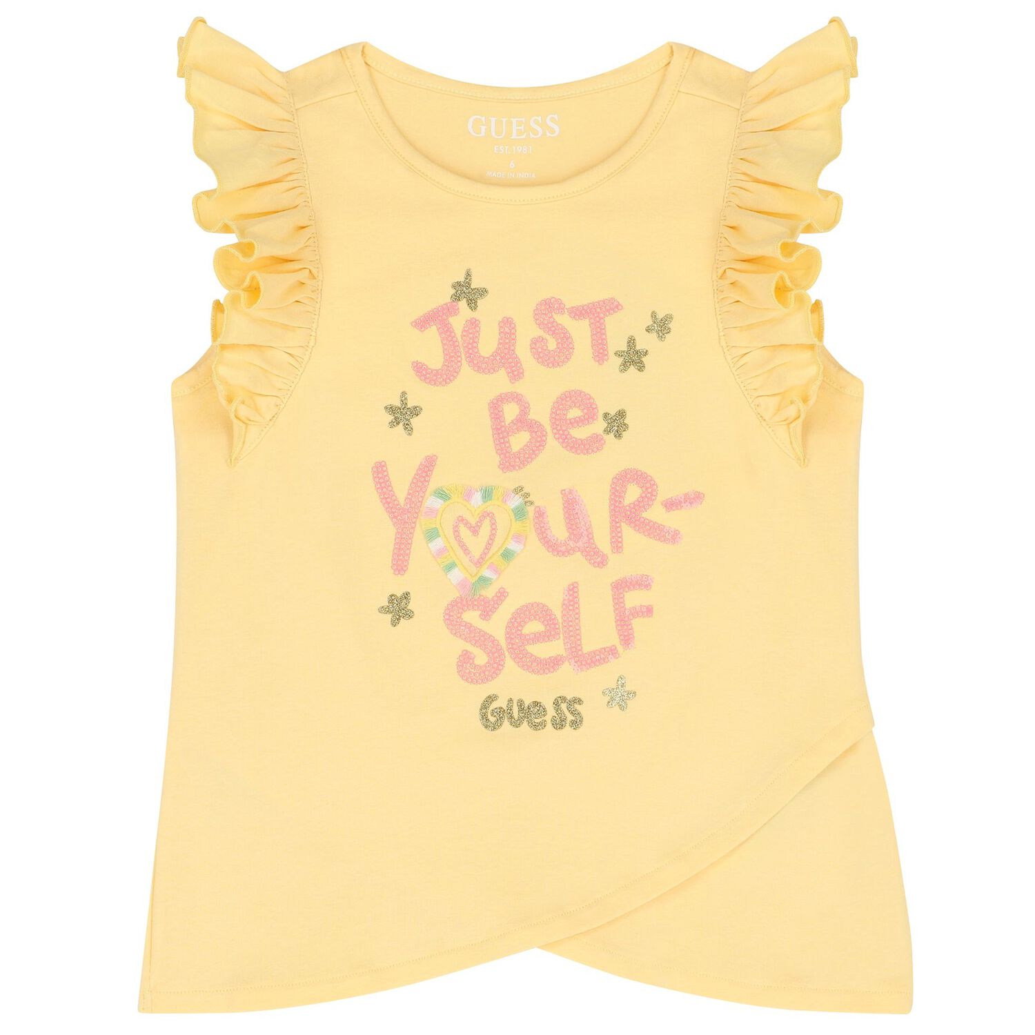 Girls 'Just Be Yourself' Shorts Set, 1, hi-res
