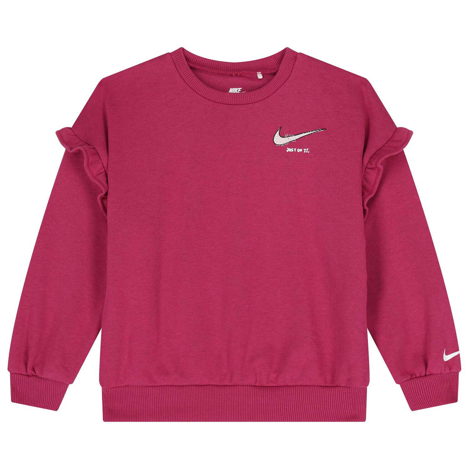 Younger Girls Pink Logo Trousers Set, 1, hi-res