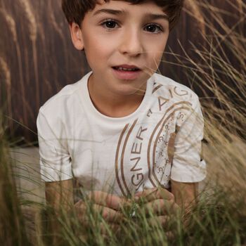 Boys Ivory Logo T-Shirt