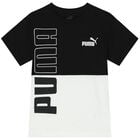 Boys White & Black Logo T-Shirt, 1, hi-res