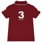 Boys Red Logo Polo Shirt, 1, hi-res