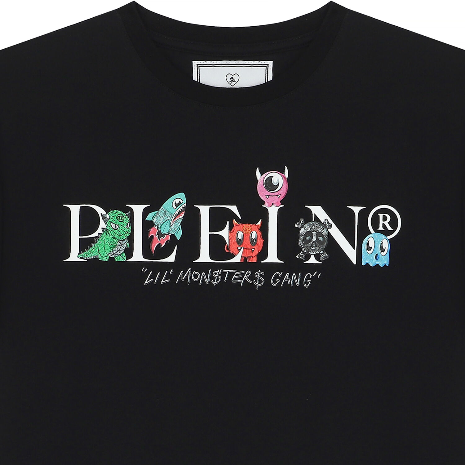 Girls Black Logo T-Shirt, 1, hi-res image number null