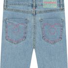 Girls Blue Embellished Jeans, 1, hi-res