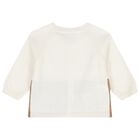 Baby Boys Ivory, Beige & Grey Dungaree Set, 1, hi-res