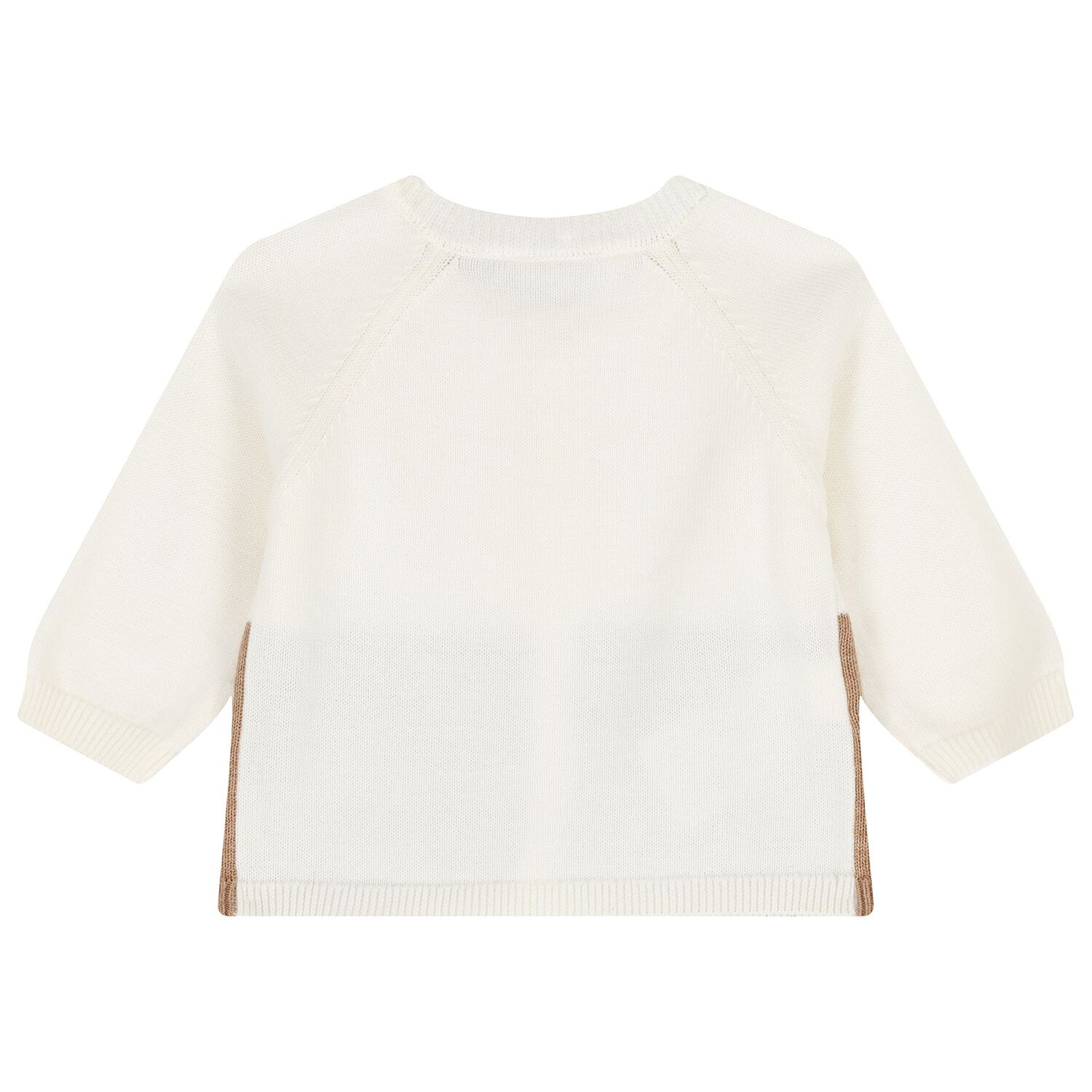 Baby Boys Ivory, Beige & Grey Dungaree Set, 1, hi-res