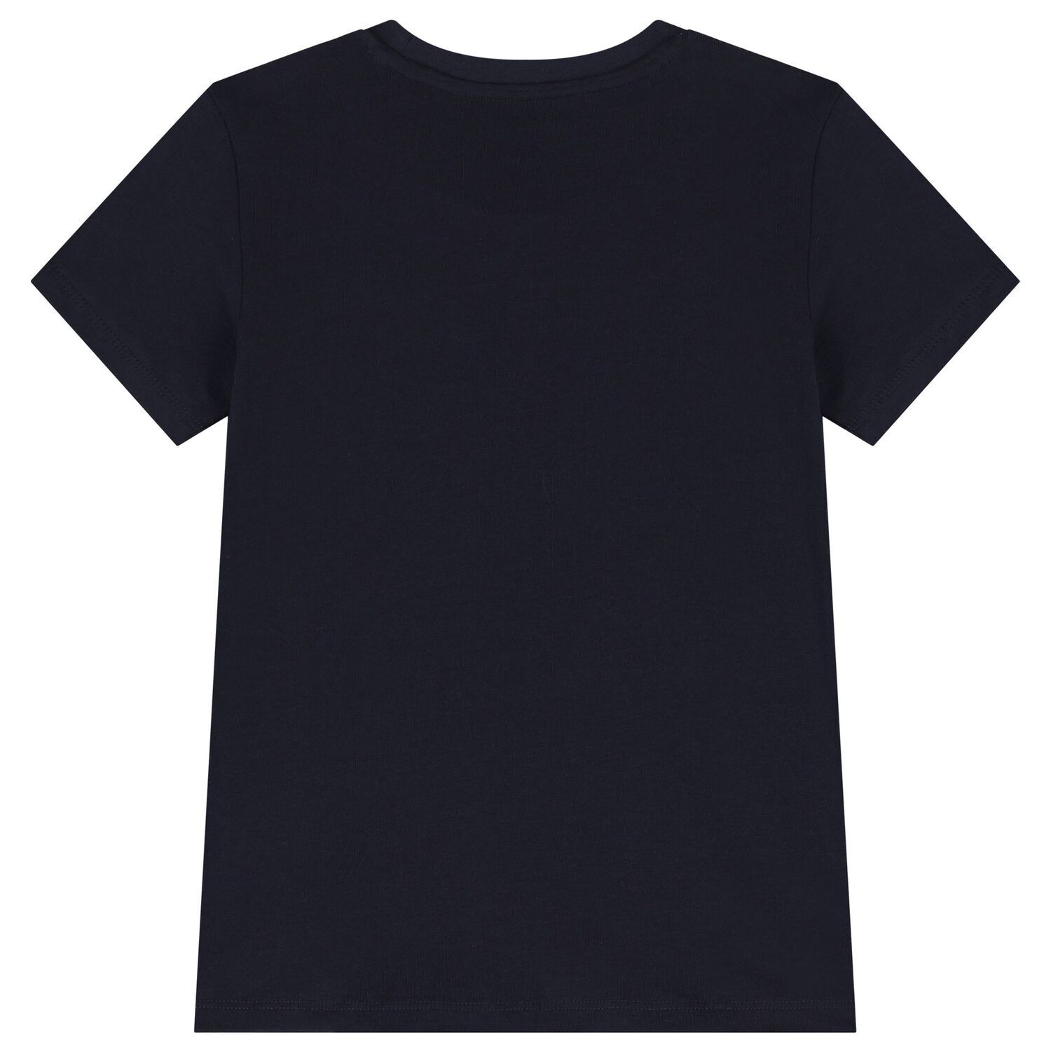 Boys Navy Blue Teddy Bear Logo T-Shirt, 2, hi-res