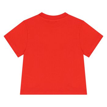 Younger Boys Red Logo Elephant T-Shirt
