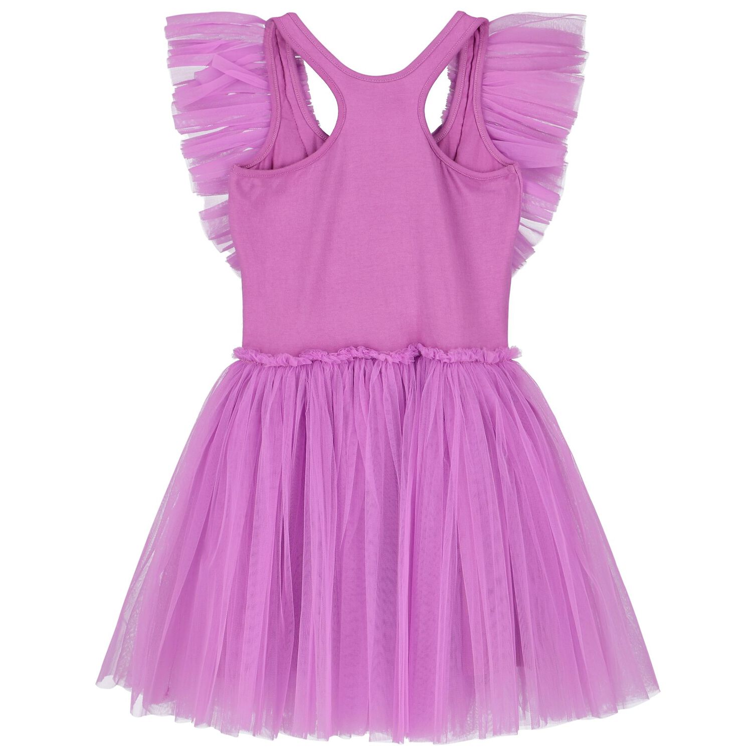 Girls Violet Embellished Tulle Dress, 1, hi-res image number null