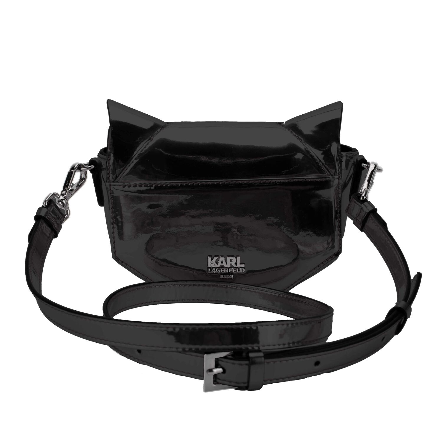 Girls Black Choupette Handbag, 2, hi-res