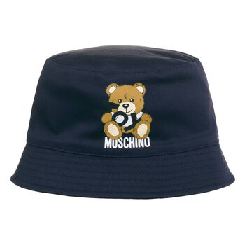 Navy Blue Teddy Bear Logo Hat