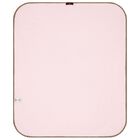 Baby Girls White & Pink Logo Blanket, 2, hi-res