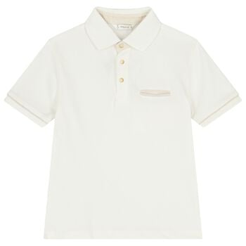 Boys Ivory Polo Shirt
