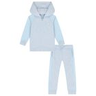 Boys Blue Logo Tracksuit, 1, hi-res