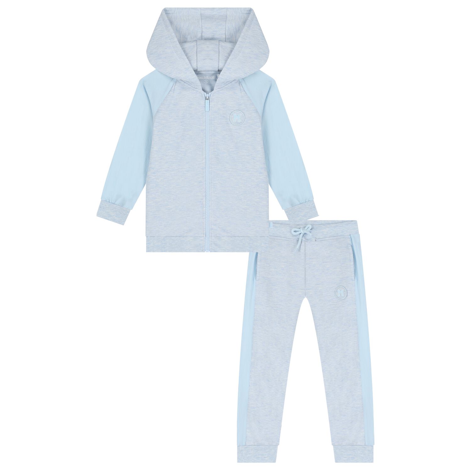 Boys Blue Logo Tracksuit, 1, hi-res image number null