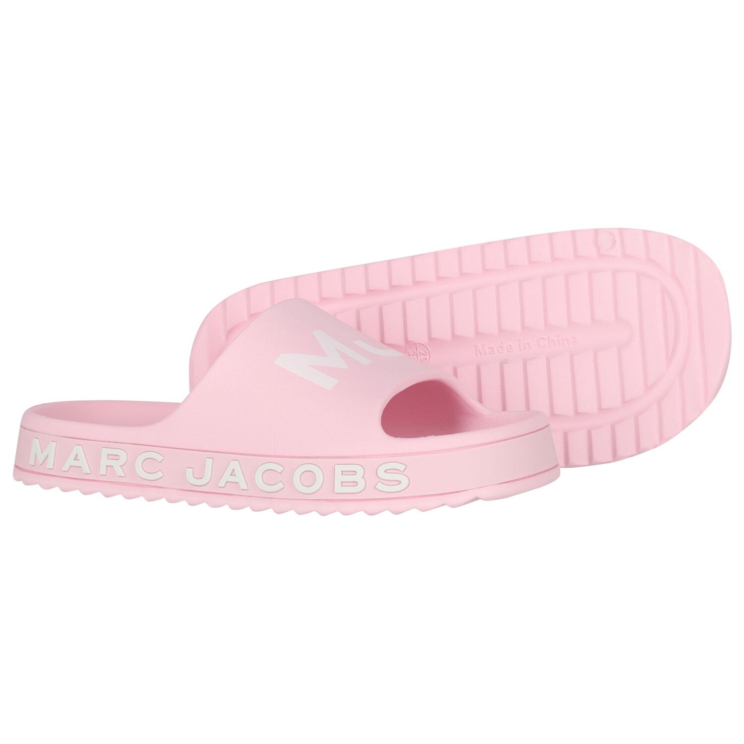 Girls Pink & White Logo Sliders, 1, hi-res image number null
