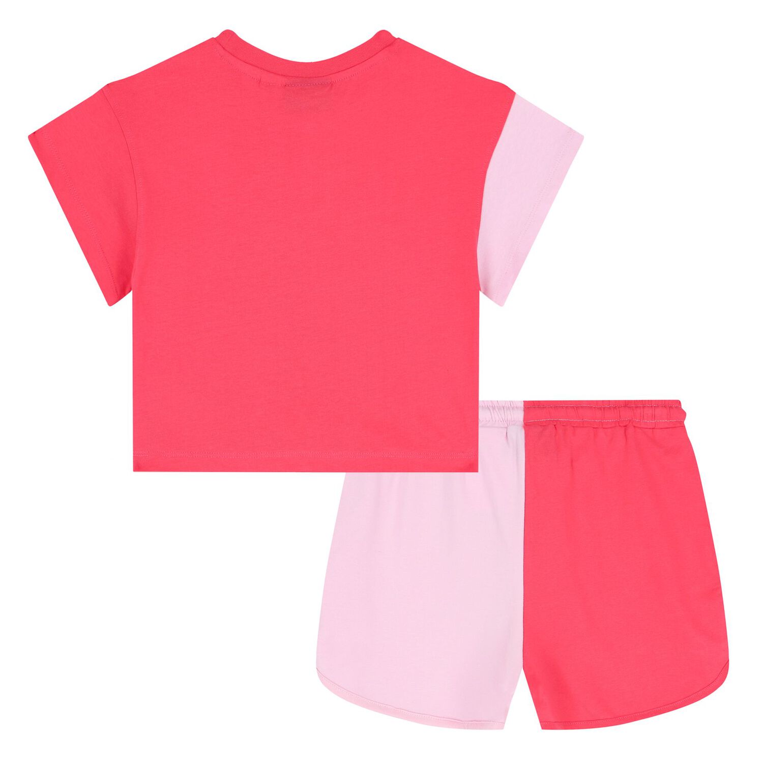 Girls Pink Minnie Mouse Shorts Set, 1, hi-res