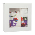 Baby Girls Ivory Babygrow, Hat & Bib Set, 1, hi-res