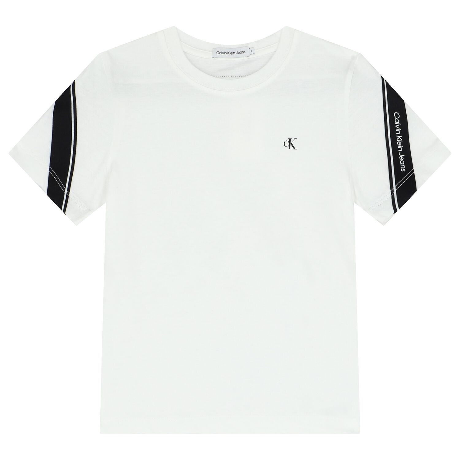 Boys White Logo T-Shirt, 1, hi-res image number null