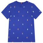 Boys Blue Sailboat Logo T-Shirt, 1, hi-res