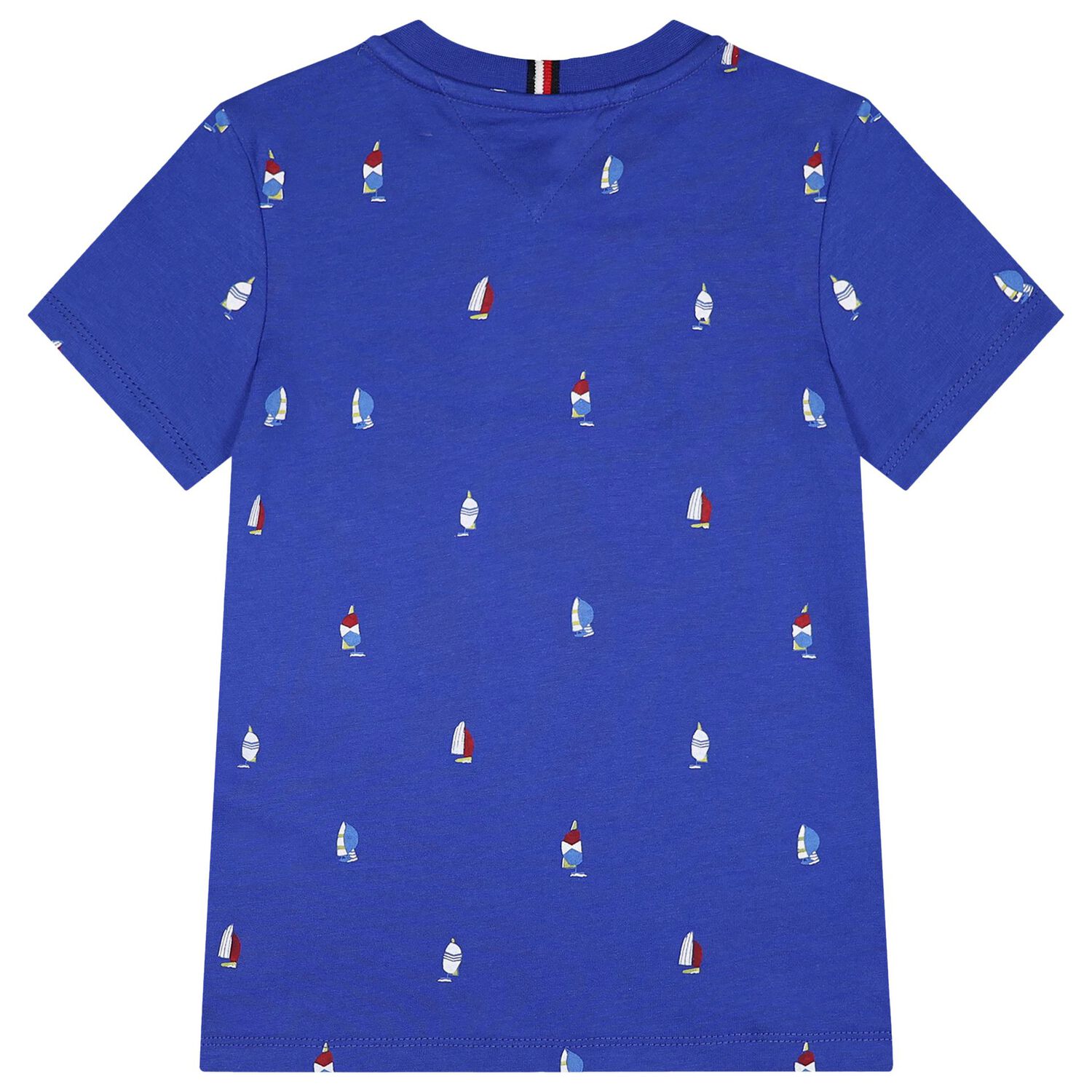 Boys Blue Sailboat Logo T-Shirt, 1, hi-res
