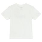 Boys White & Black Logo Shorts Set, 11, hi-res