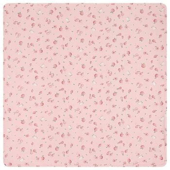 Baby Girls Pink Apple Blanket