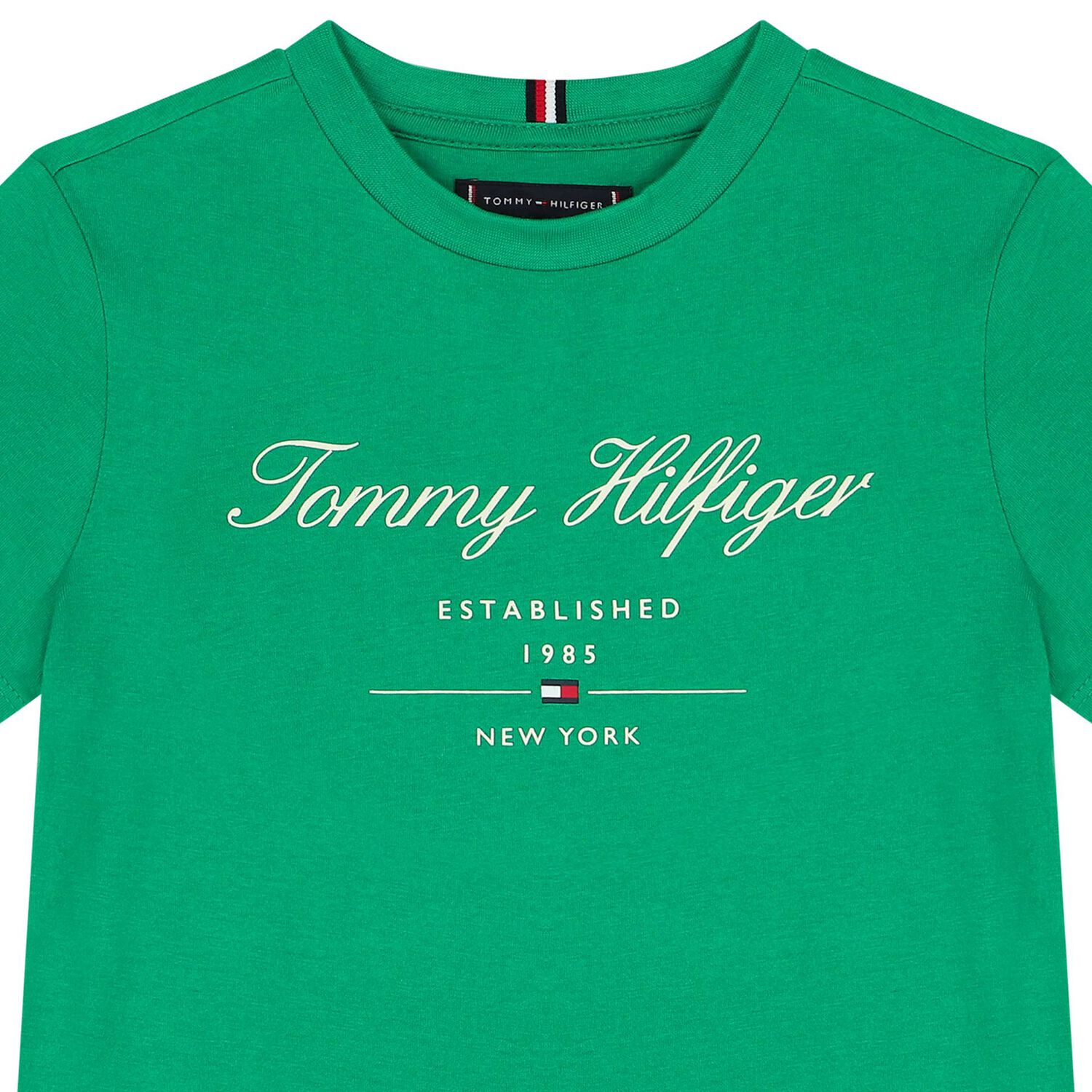 Boys Green Logo T-Shirt, 1, hi-res