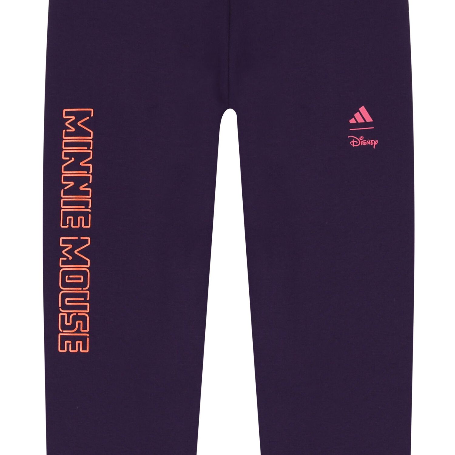 Girls Purple Disney Logo Leggings, 1, hi-res