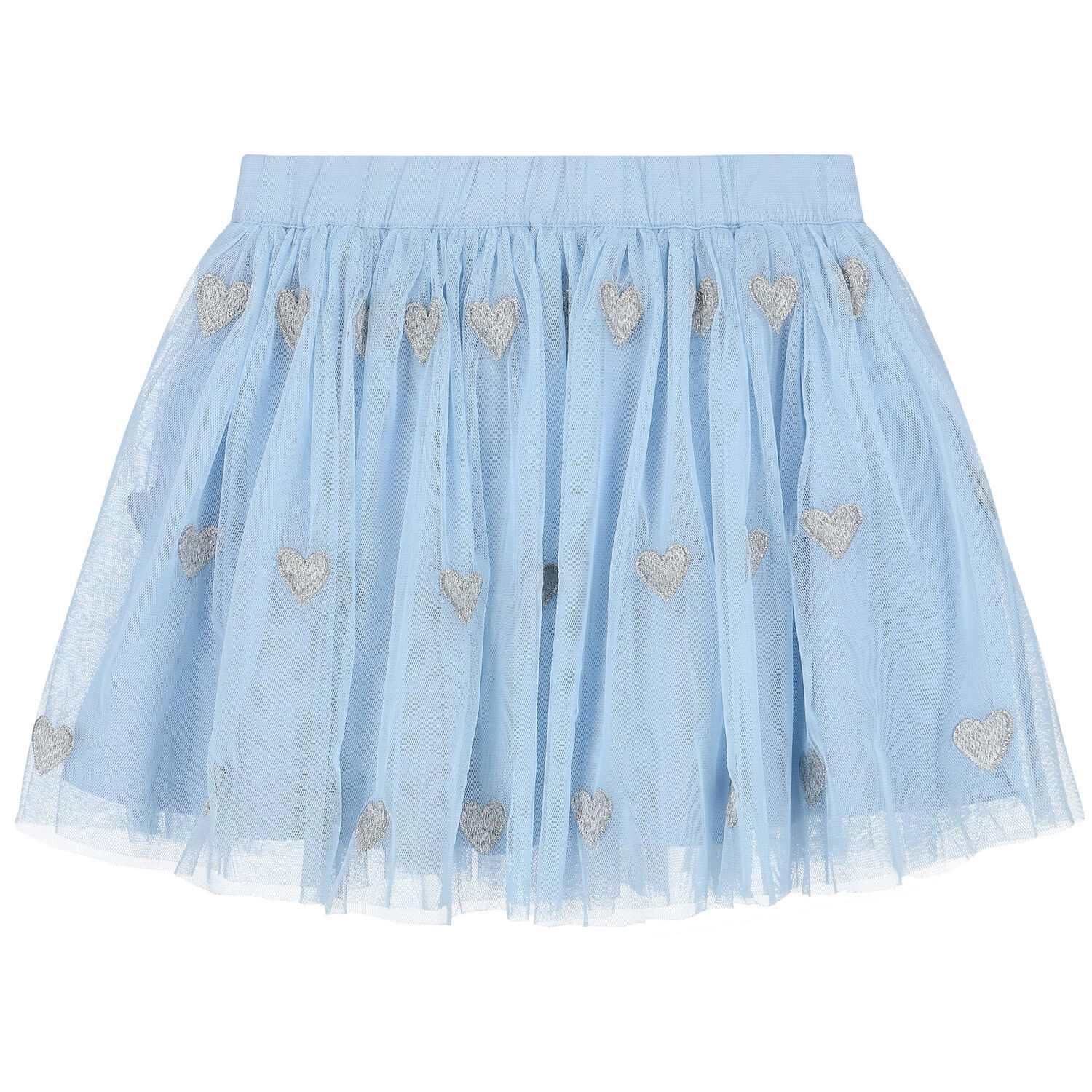 Girls Blue Star Tulle Skirt, 1, hi-res