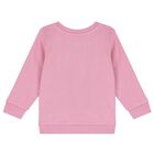 Younger Girls Pink Logo Tracksuit, 4, hi-res