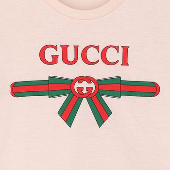 Younger Girls Pink Logo T-Shirt