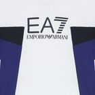 Boys White Logo T-Shirt, 1, hi-res